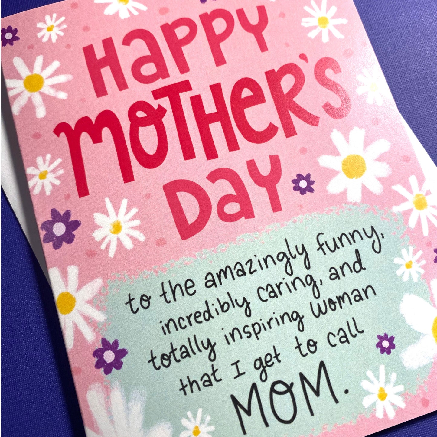 Sweet Mothers Day Card for mom, I Love You mom Card, funny mothers day card, inspirational mothers day gift, Thank you Mother's Day Card