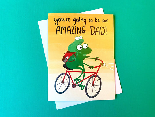 Father To Be Card, Soon to Be New Dad Card, new dad father's day card, Expectant fathers day card, Baby Announcement Card For Husband