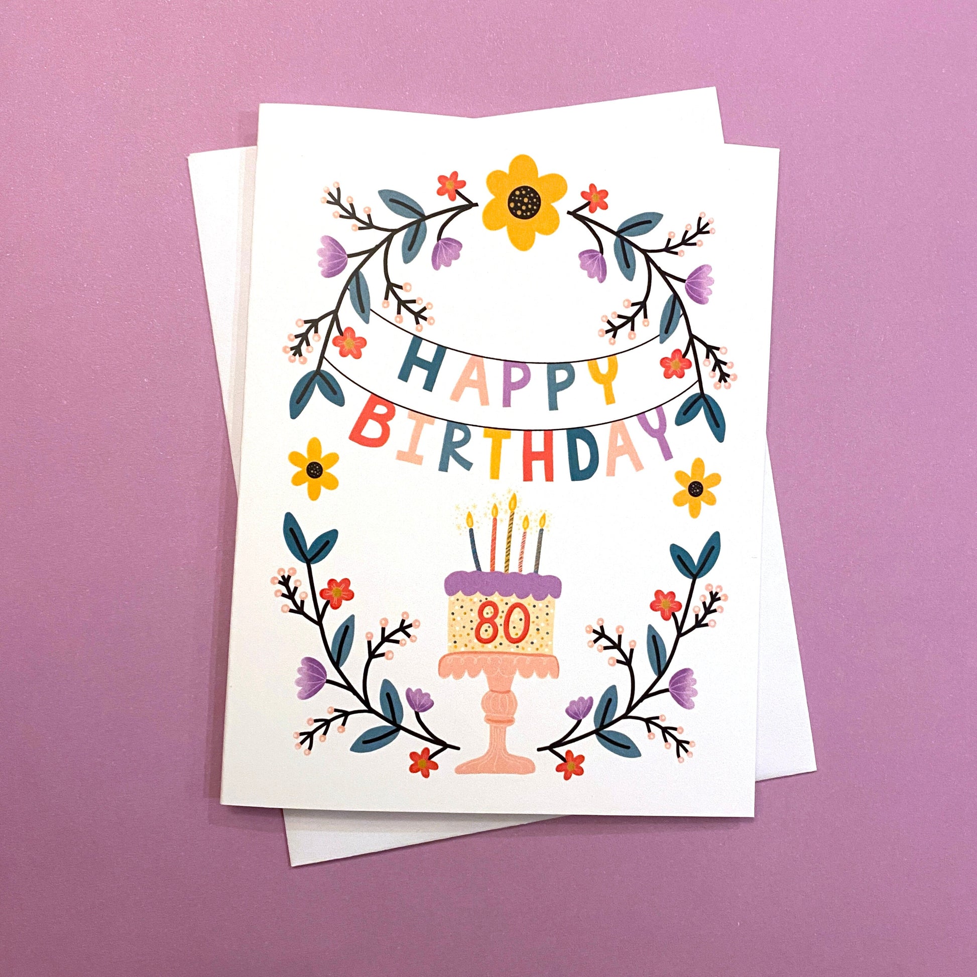 80th Birthday Card, 80 birthday card, 80th birthday mom, 80th bday, happy 80th birthday cards, 80 bday, 80th birthday gift