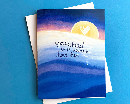 Mothers Day Grief Gift, Remembering Mom Sympathy Card