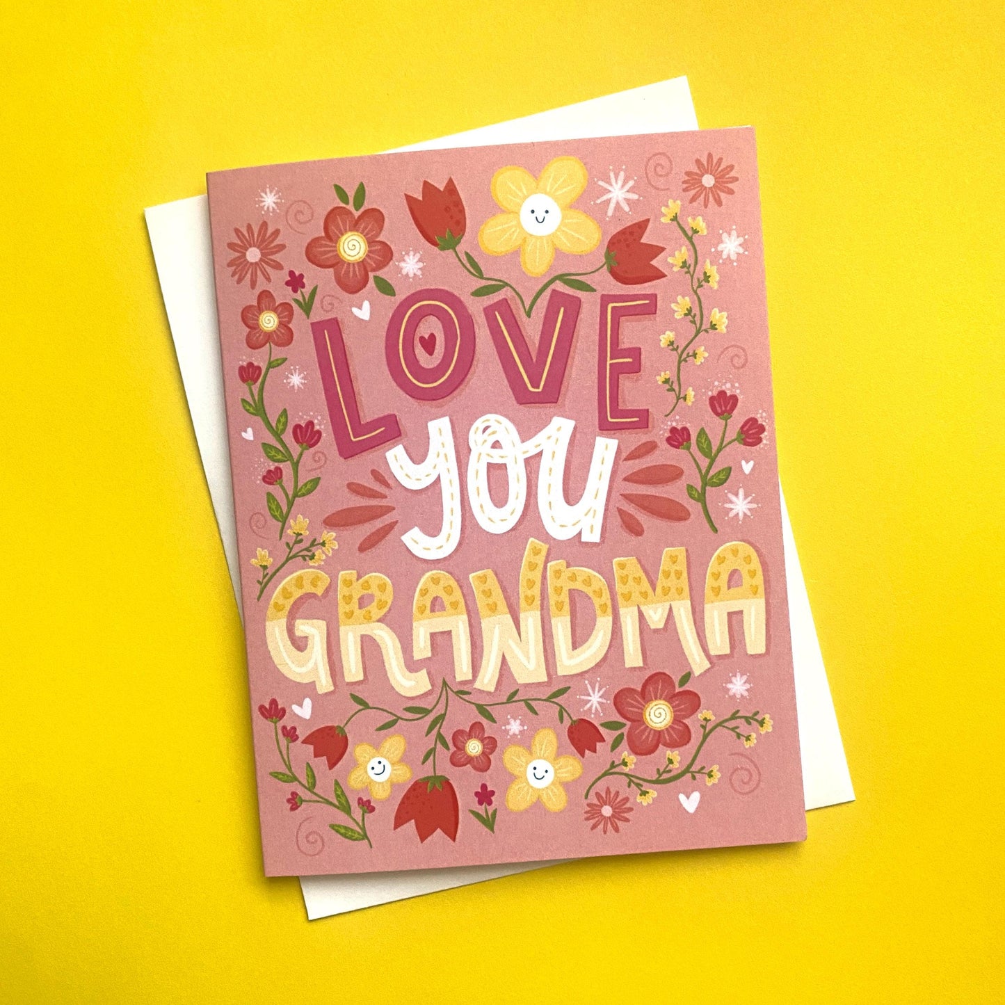 Love You Grandma Card, Grandma Birthday Card, Grandparents Day Card, Grandma Greeting Card, Grandmother Card from Granddaughter