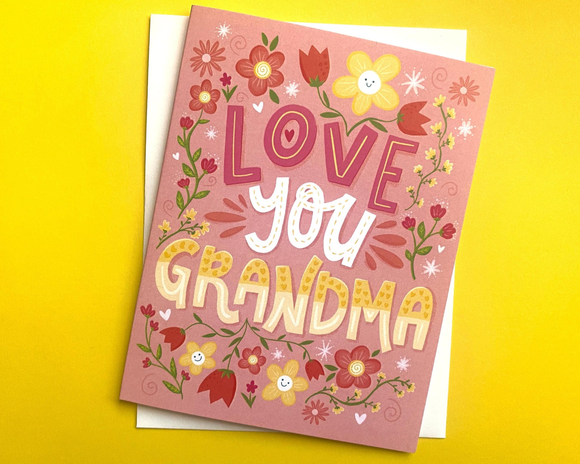 Love You Grandma Card, Grandma Birthday Card, Grandparents Day Card, Grandma Greeting Card, Grandmother Card from Granddaughter
