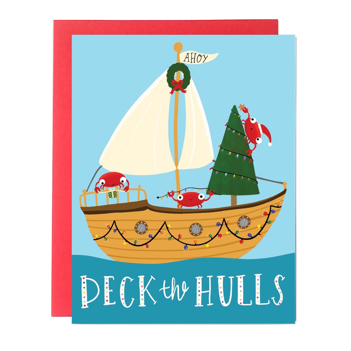 Illustrated Christmas Card Set, 6, 12, or 24 Christmas Card Packs, Holiday Card Sets, Christmas Greeting Cards, Funny Christmas Card Sets