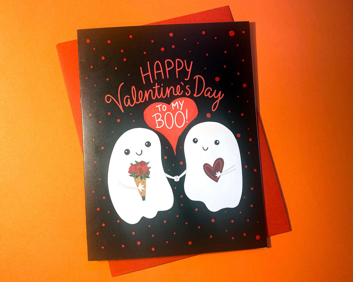 Ghost Valentine Card, Valentine Boo, Spooky Love Card, You're My Boo Valentine Card, Ghost Love Card, Valentine Card for boyfriend
