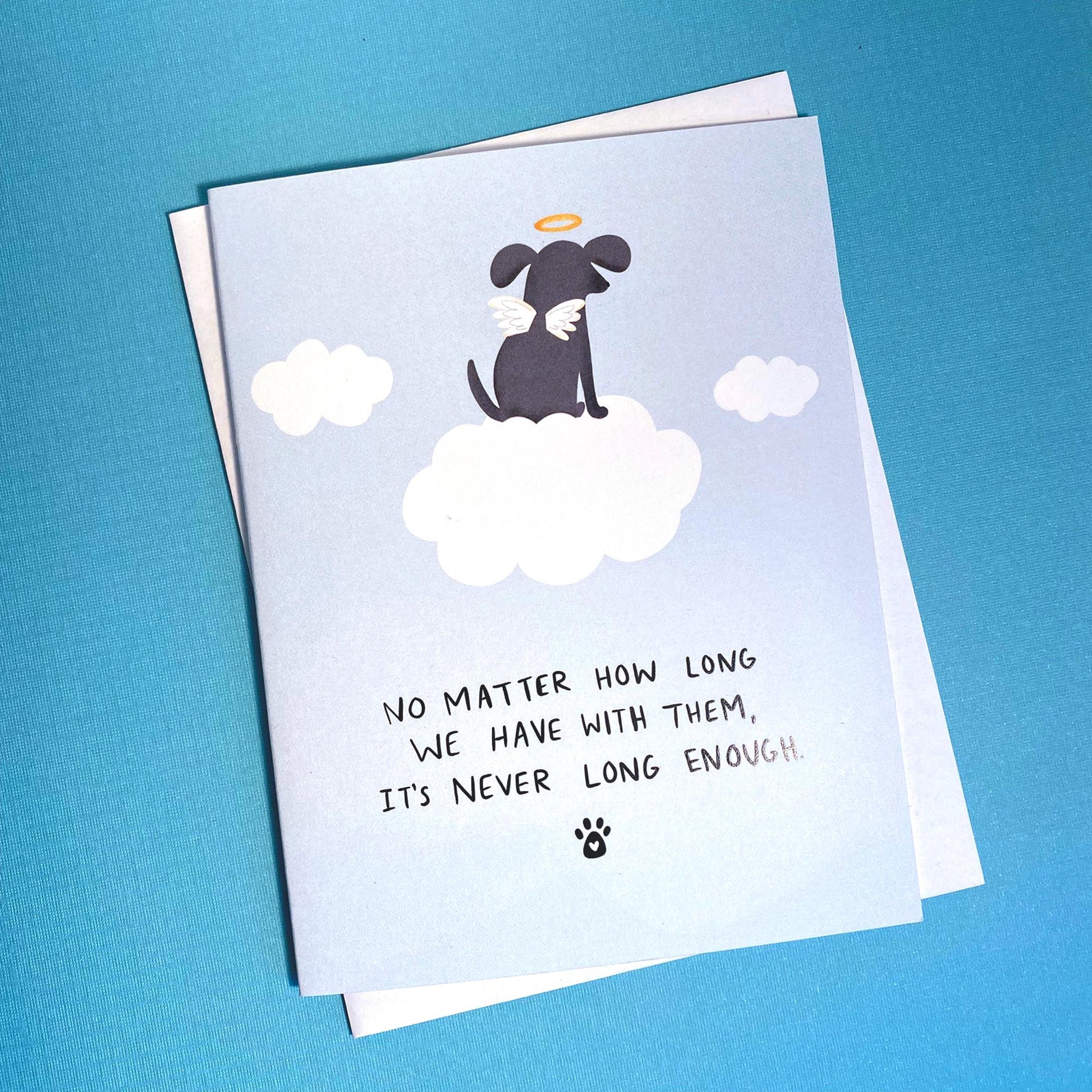 Dog Sympathy Card,Pet Sympathy Card, Dog Loss Card, Pet Loss Card, Loss of Dog Card, dog bereavement card, dog memorial card, dog loss card