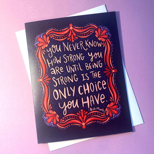 Encouragement Card, Emotional Support Card, Cancer Card, Accident recovery gifts, Get well card, Encouraging note card, motivational card