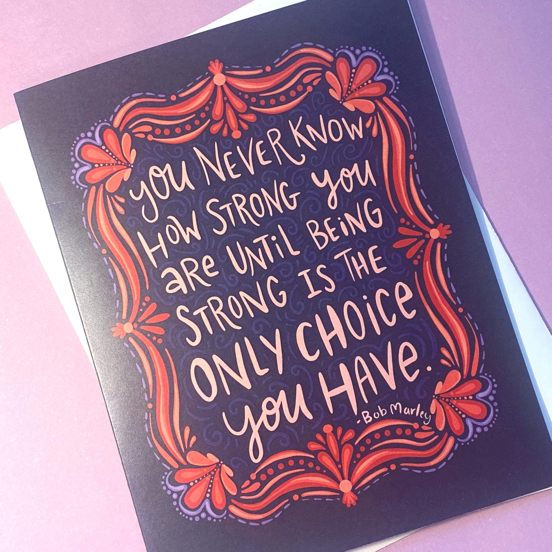 Encouragement Card, Emotional Support Card, Cancer Card, Accident recovery gifts, Get well card, Encouraging note card, motivational card