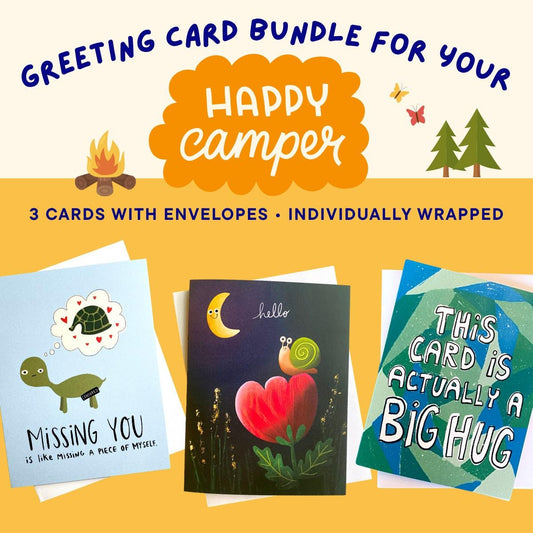 Camp Mail, Letters From Home, Summer Camp Card Bundle, Camp Note Cards for Campers from mom, Cards to Send to Kids at Camp Care Package