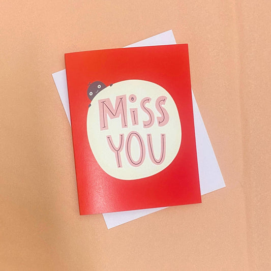 I Miss You Card, long distance letters, Just because gift, Miss you note cards, just because card, long distance greeting cards