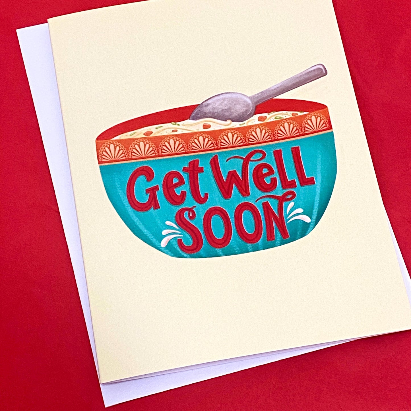 Get Well Soon Card, gift for sick person, Feel better soon card, get well soup, get well soon greeting cards gift for sick person