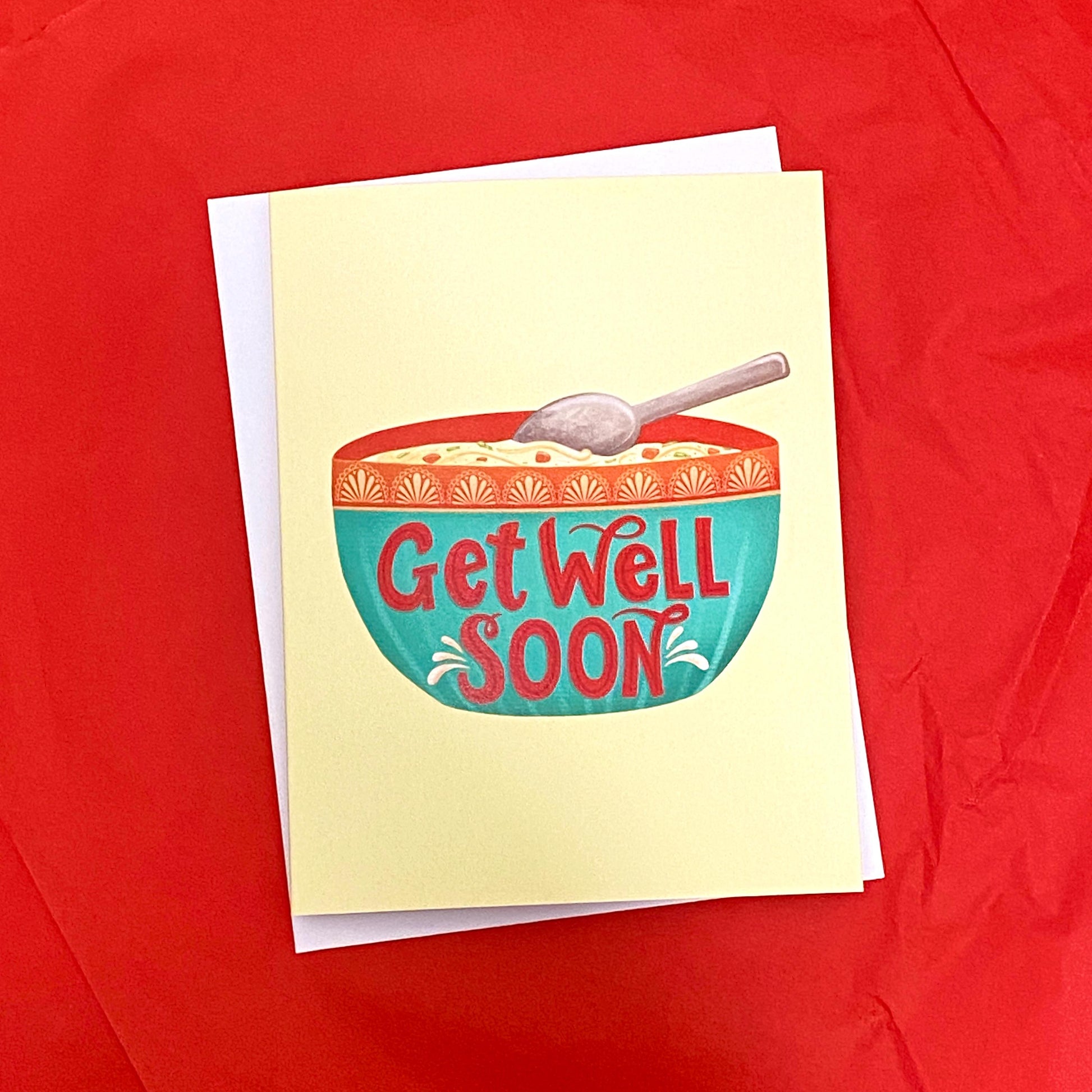 Get Well Soon Card, gift for sick person, Feel better soon card, get well soup, get well soon greeting cards gift for sick person