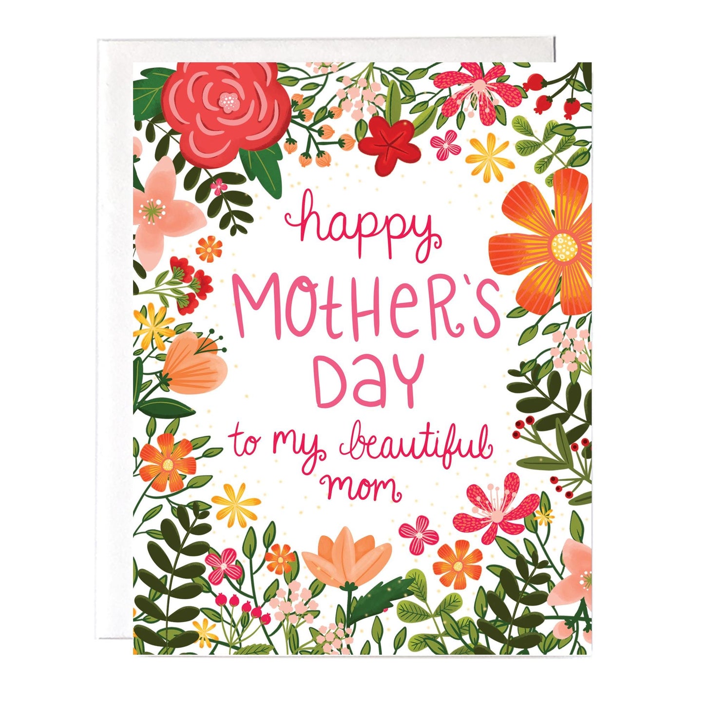 Beautiful Mom Mother's Day Card, Meaningful Gifts for mom, Mothers Day Gift, Happy Mothers Day Card from Daughter, Cards For Mom