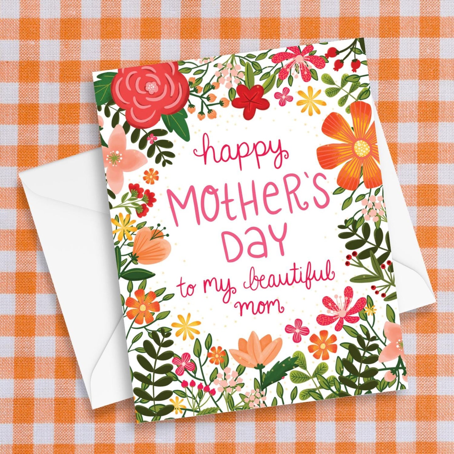 Beautiful Mom Mother's Day Card, Meaningful Gifts for mom, Mothers Day Gift, Happy Mothers Day Card from Daughter, Cards For Mom