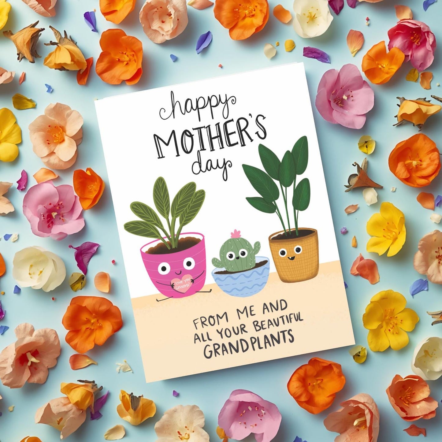 Funny Mother's Day Card for Mom, Happy Mothers Day Card For Mother's Day from Daughter, Mothers Day Plant Gift, Mother of Plants, Mom Cards