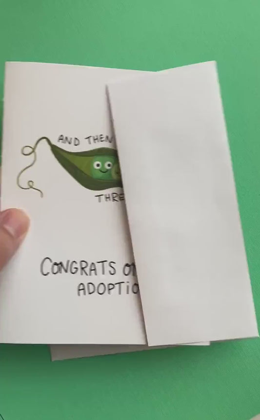 Adoption Card, Adoption Congratulations Card, Happy Adoption Day Card, baby adoption gift, Adopting Gift, Gay adoption