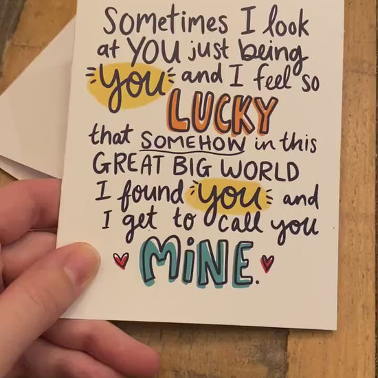Love You Card, Happy Anniversary Card, Wedding Anniversary Card, Dating Anniversary Card, Romantic Cards, Love Cards