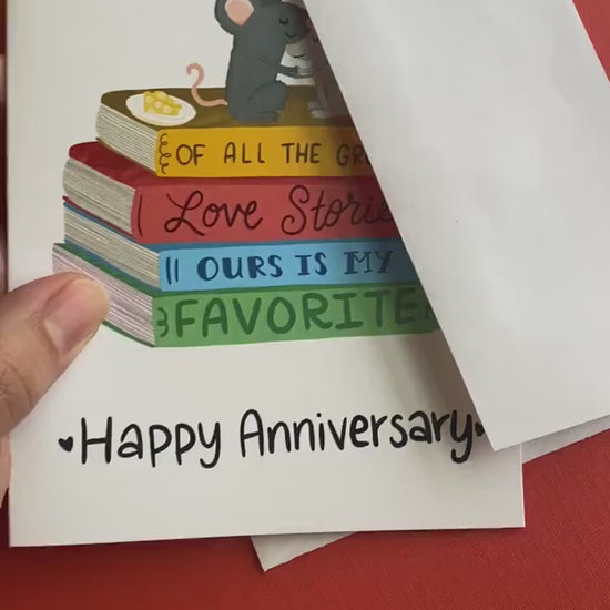 Cute Anniversary Card, Happy Anniversary Greeting Card, Wedding Anniversary Card