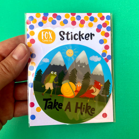 Hiker Sticker