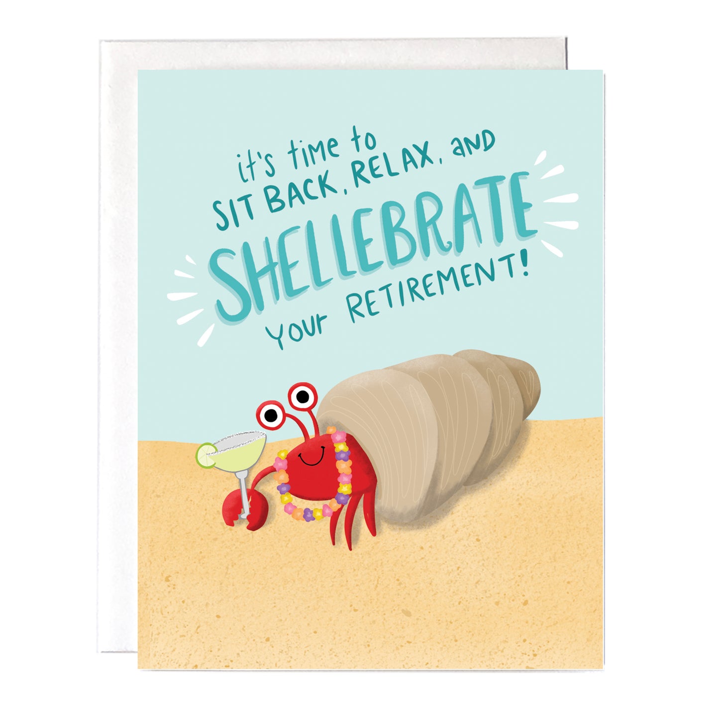 Shellebrate Crab Retirement Card