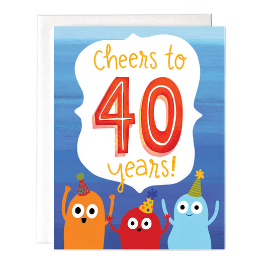 40th birthday card