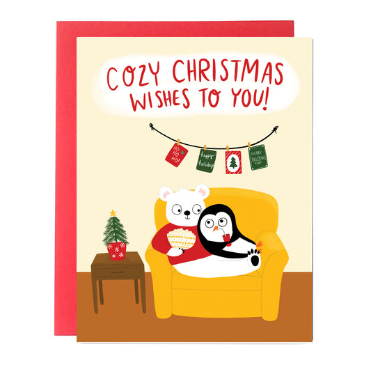 polar bear christmas card