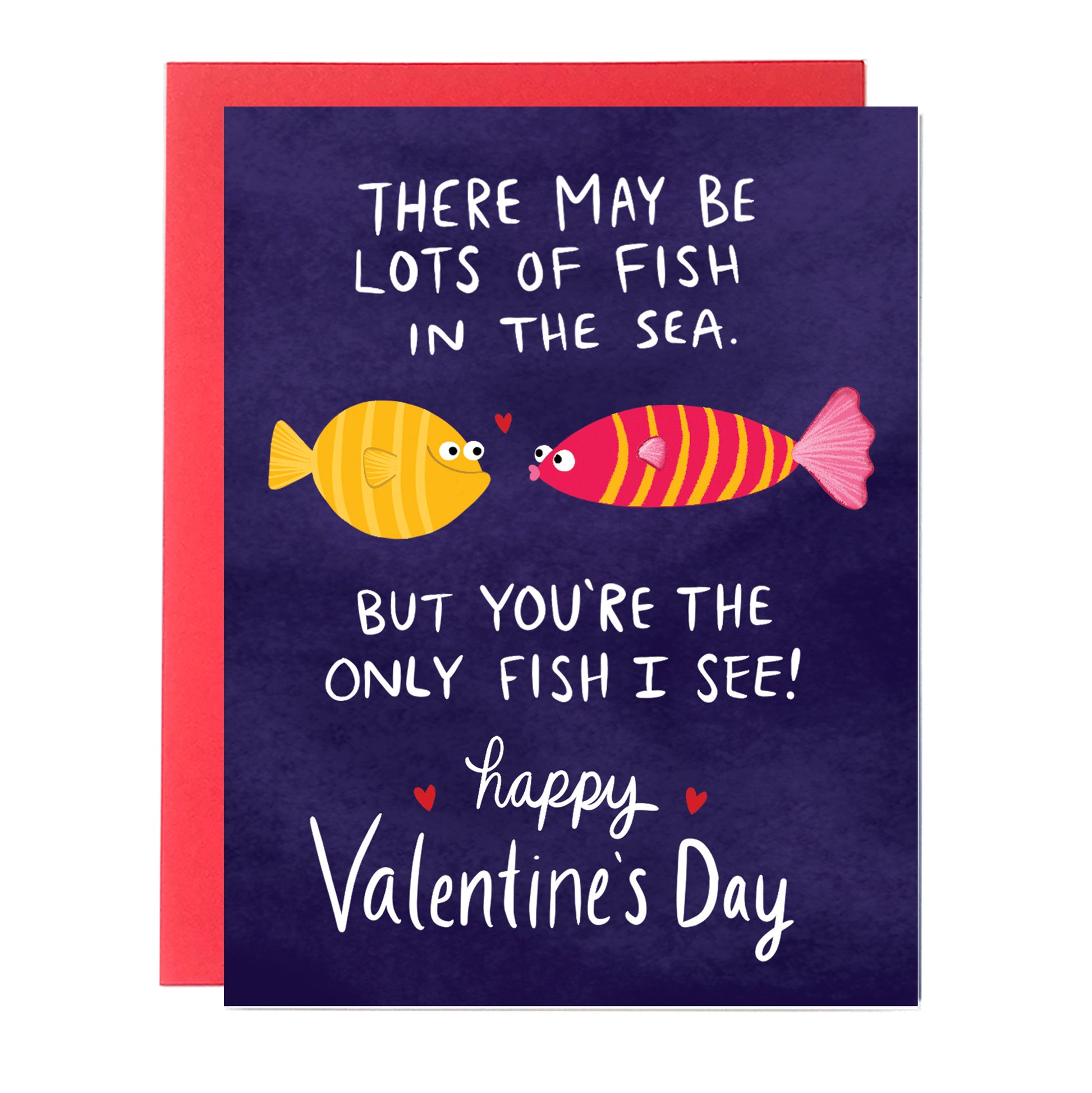 Fish Valentine's Day Card – Fox Card Co