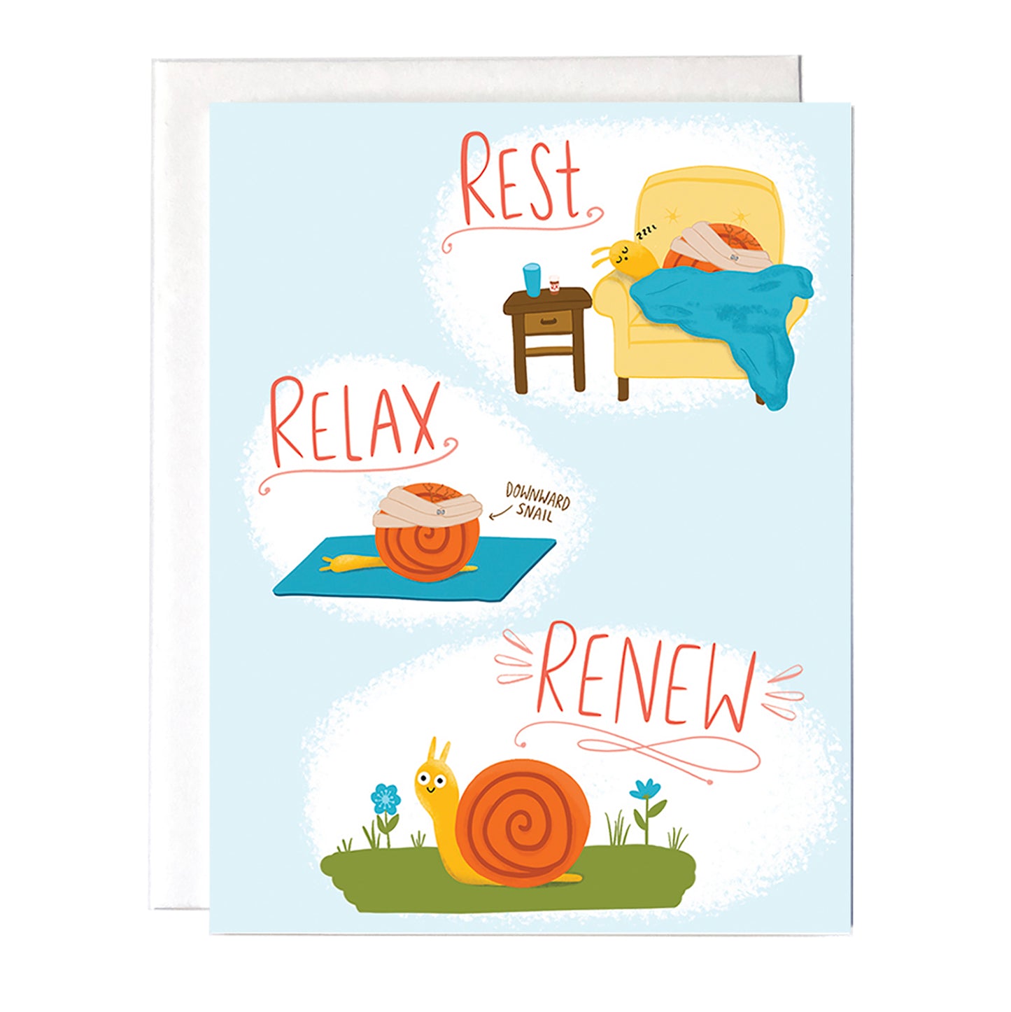 relax get well card