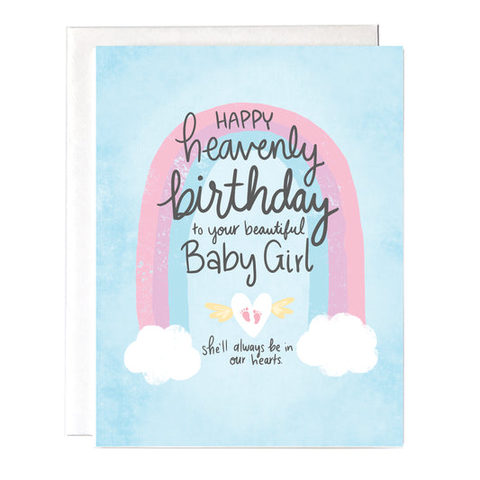 1st heavenly birthday card