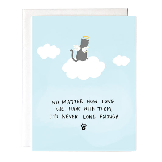 sympathy card for cat owner