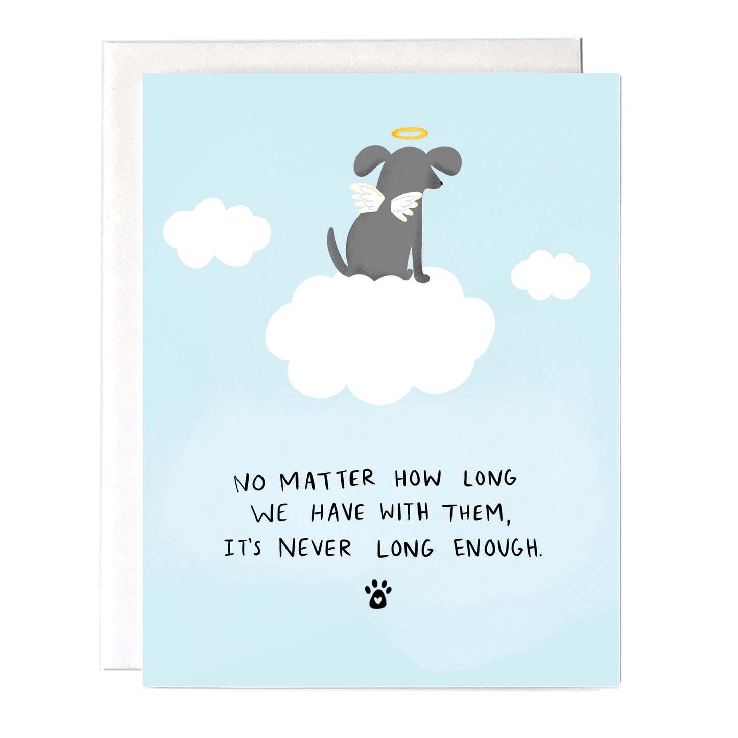 dog sympathy card