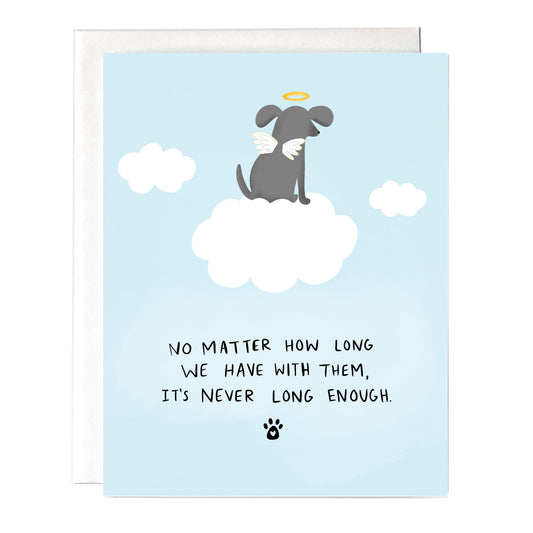 dog condolences card