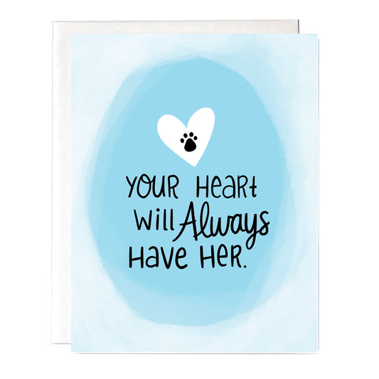 pet sympathy card