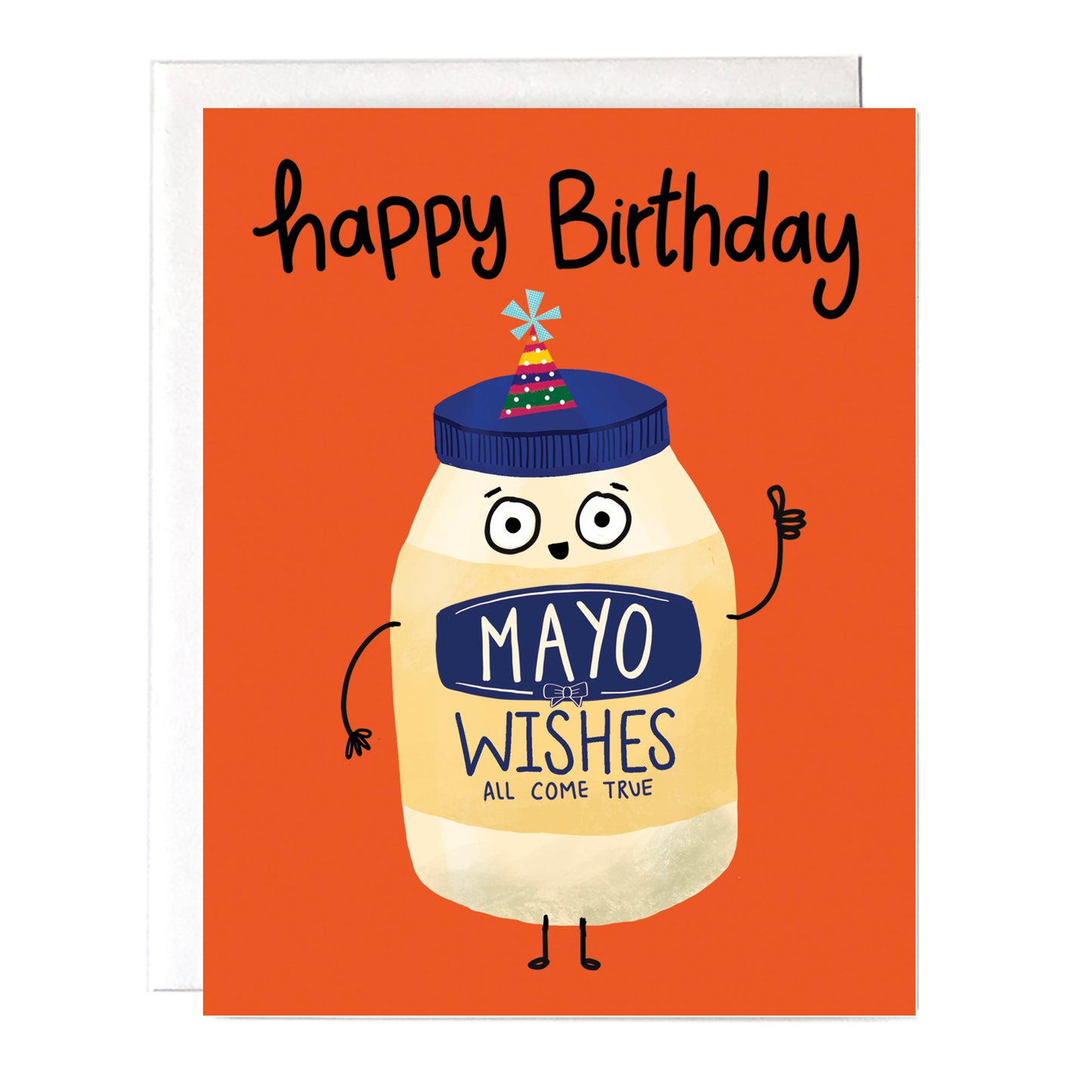 Mayonnaise birthday card