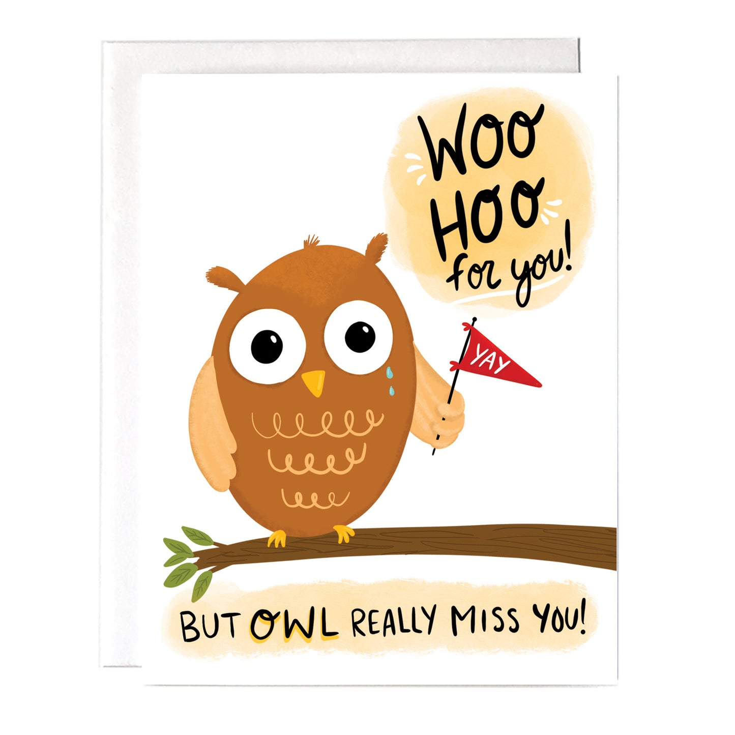 I've Lost The Bathroom Scissors Again - Owlbrows - Funny Owl | Greeting Card