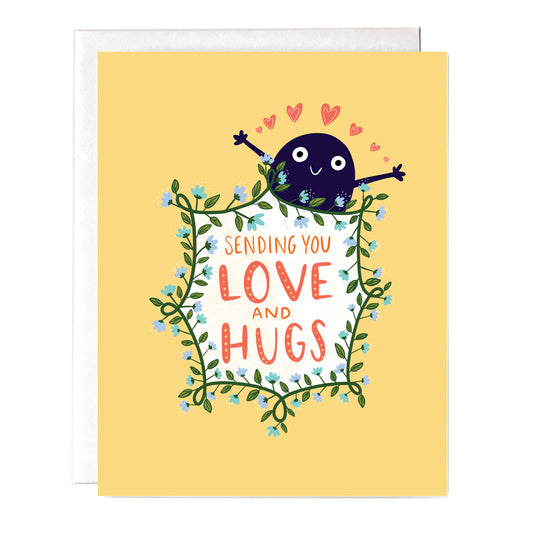 Sending You Love and Hugs Card