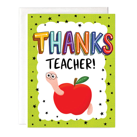 thanks teacher card