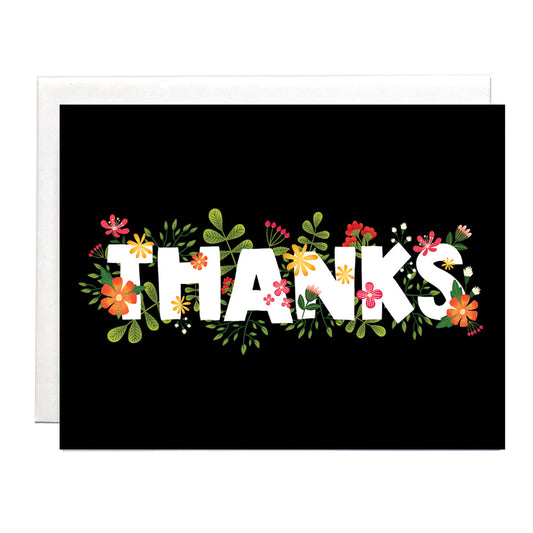 Thanks Flowers Card