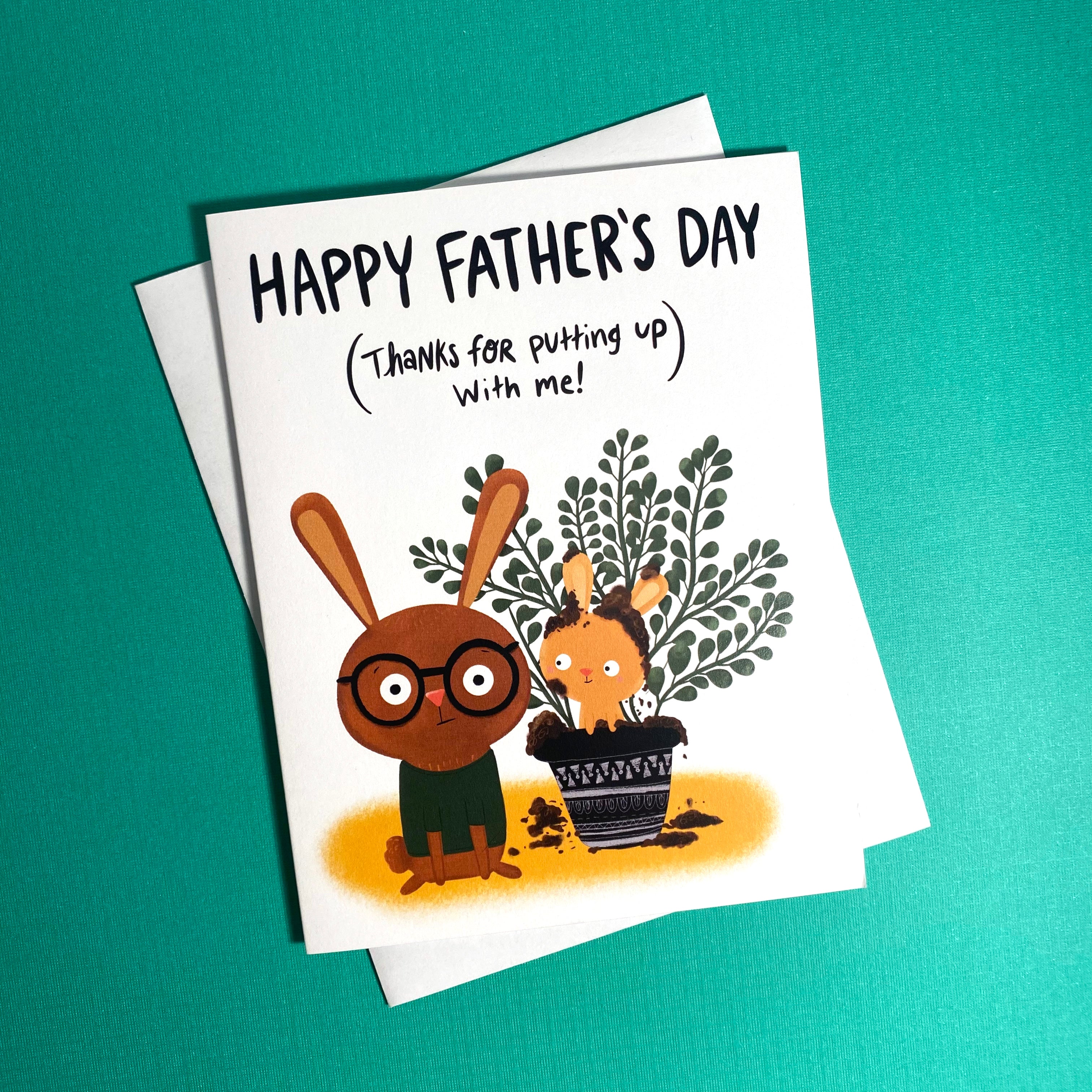 Rabbit Father's Day Card – Fox Card Co