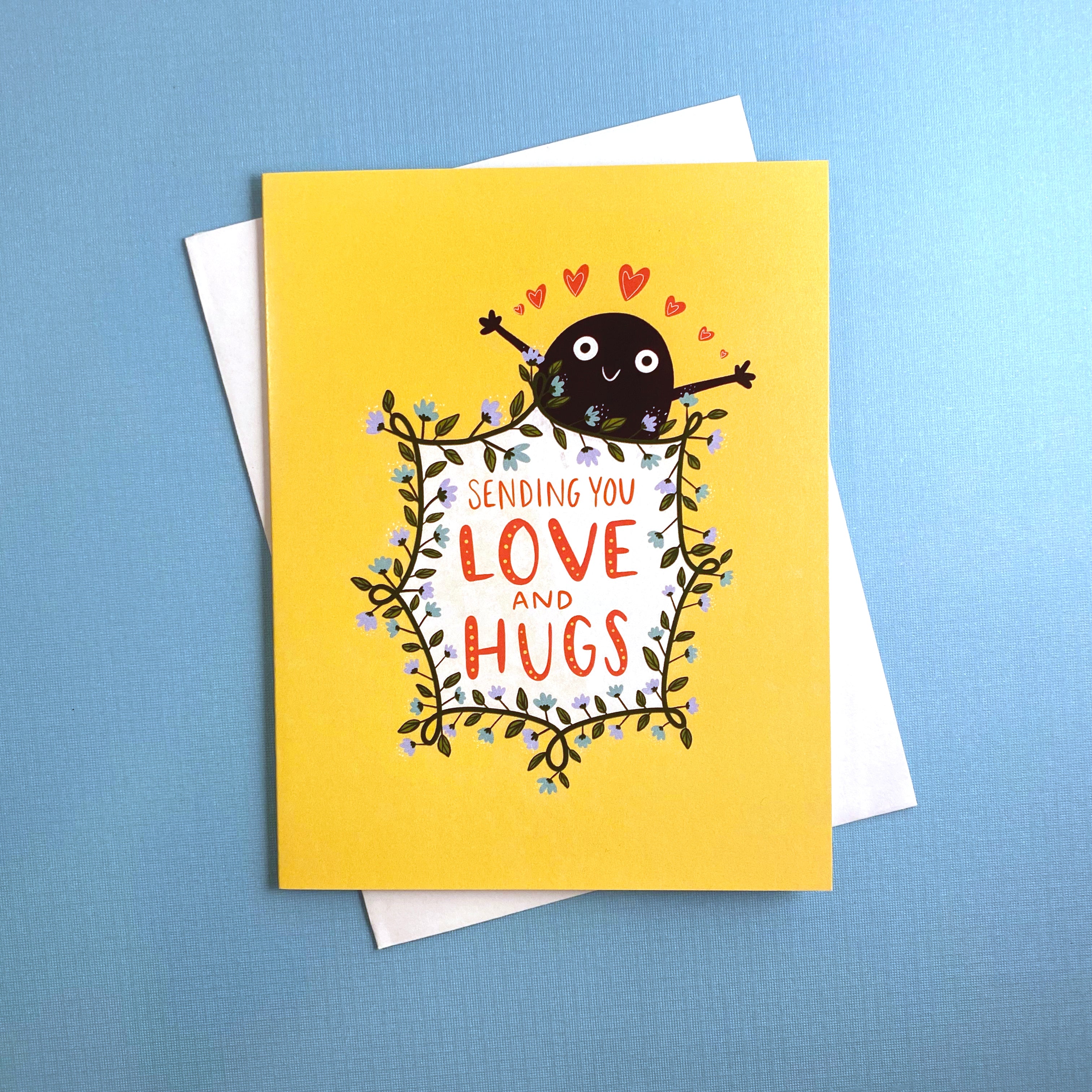 Sending You Love and Hugs Card – Fox Card Co