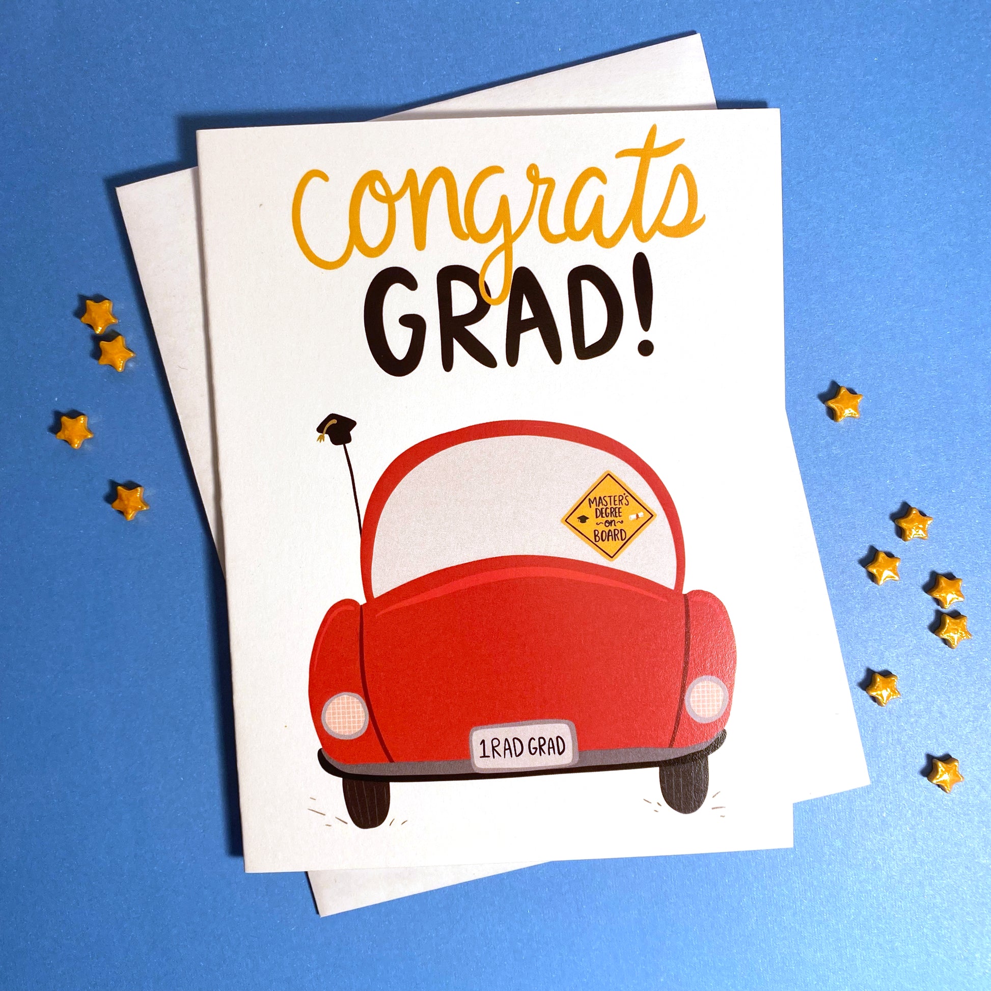 Master's Degree on Board Graduation Card Fox Card Co Master's Degree on Board Graduation Card Fox Card Co
