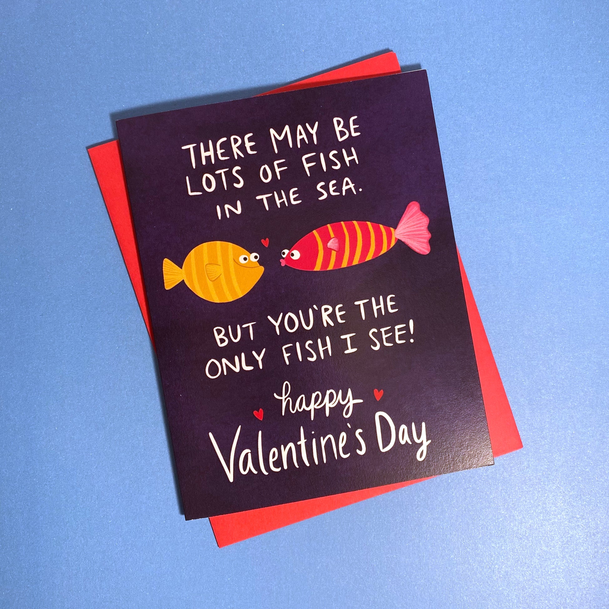 fish valentine card